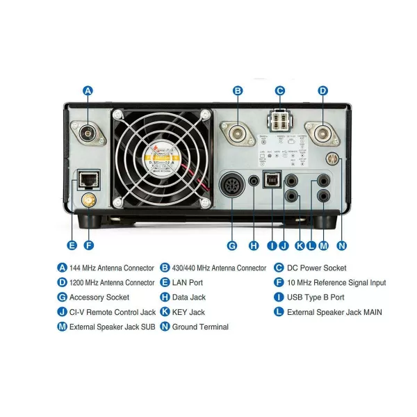 ICOM IC 9700 VHF Uhf Shf Amatör Telsiz Cihazı 2