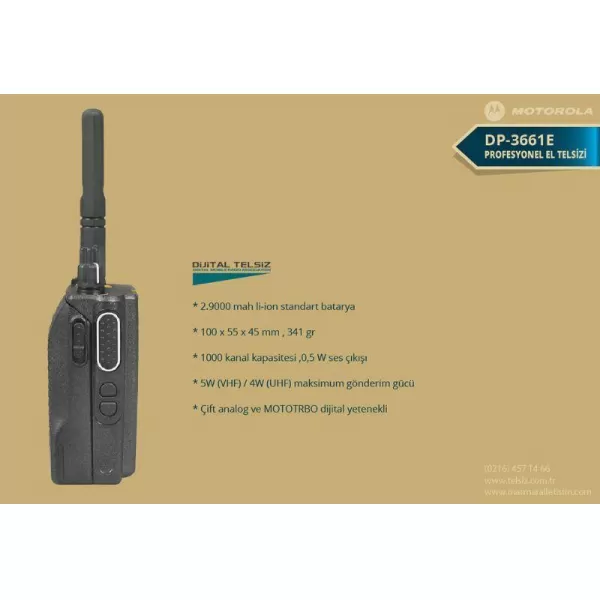 Motorola Dp 3661 Ekranlı Telsiz Fiyatı