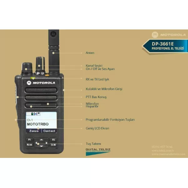 Motorola Dp 3661 Telsiz Broşürü